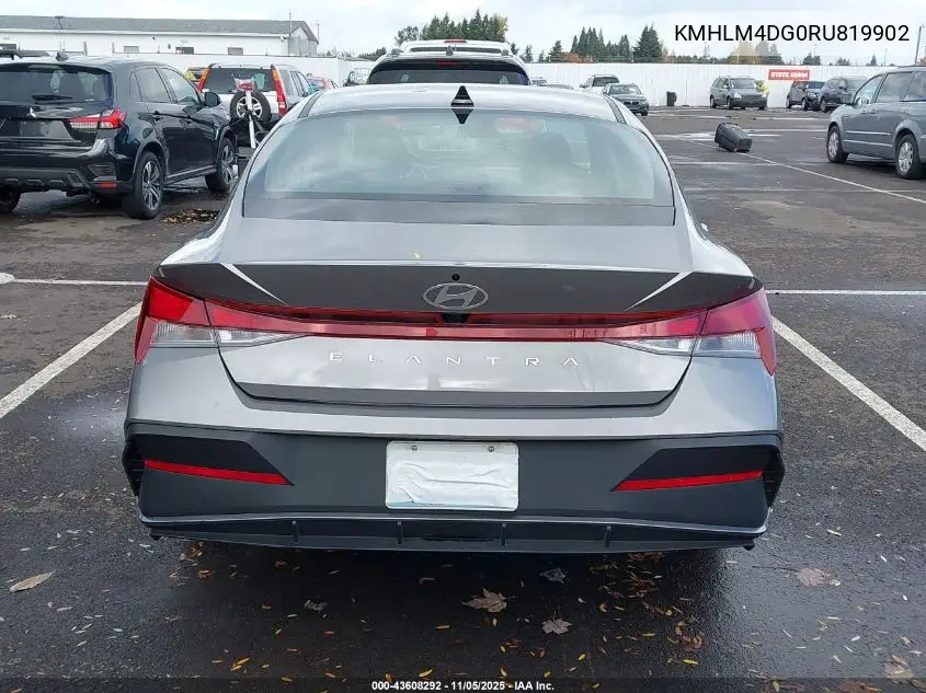 KMHLM4DG0RU819902 2024 Hyundai Elantra Sel