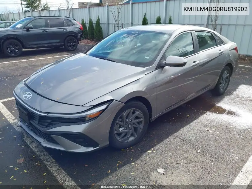 KMHLM4DG0RU819902 2024 Hyundai Elantra Sel