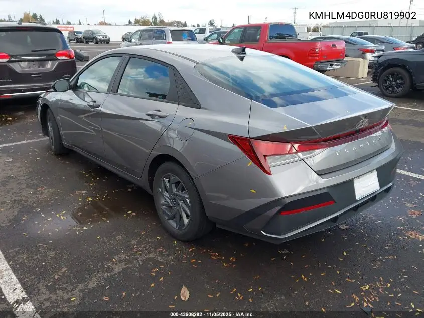 KMHLM4DG0RU819902 2024 Hyundai Elantra Sel