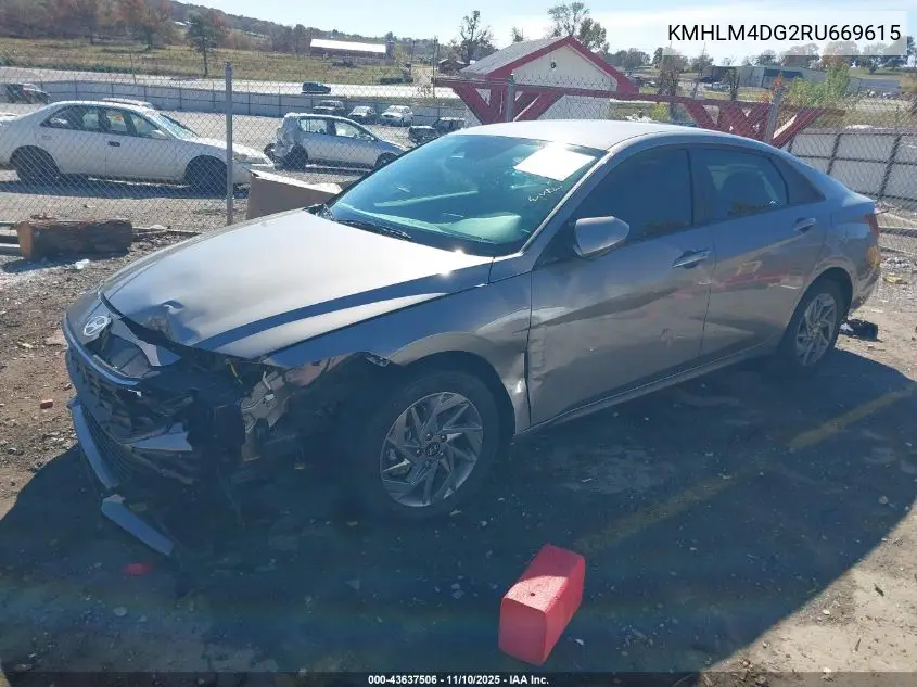 KMHLM4DG2RU669615 2024 Hyundai Elantra Sel