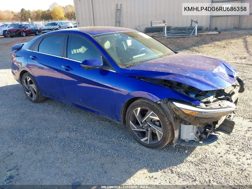 KMHLP4DG6RU686358 2024 Hyundai Elantra Limited