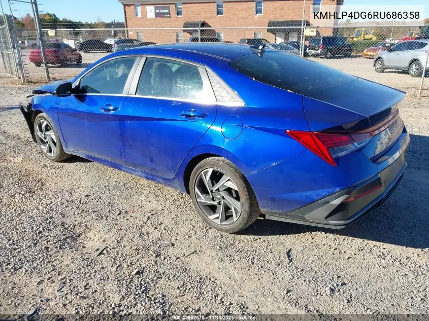 KMHLP4DG6RU686358 2024 Hyundai Elantra Limited