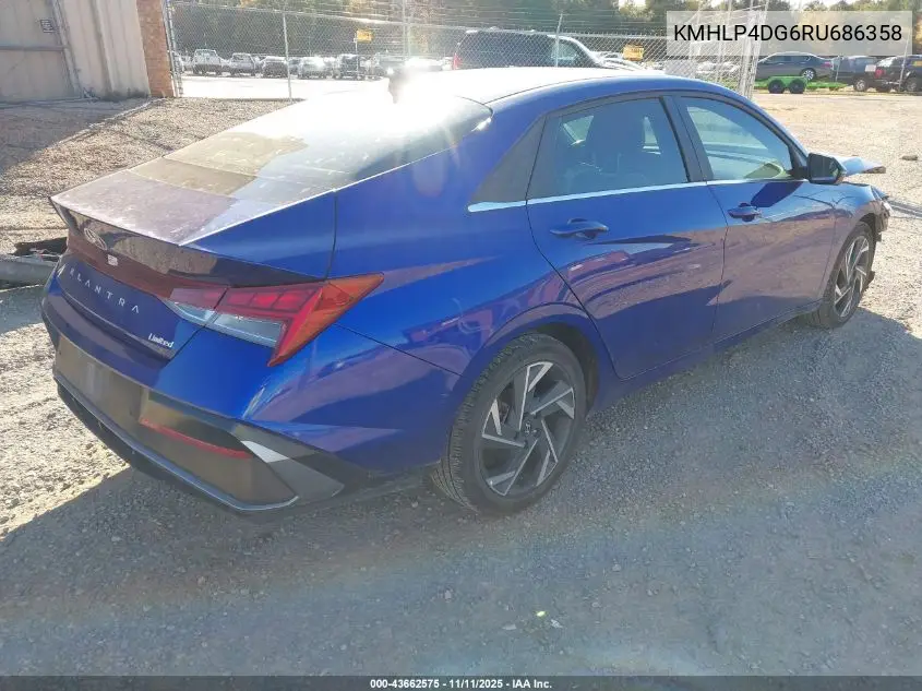 KMHLP4DG6RU686358 2024 Hyundai Elantra Limited