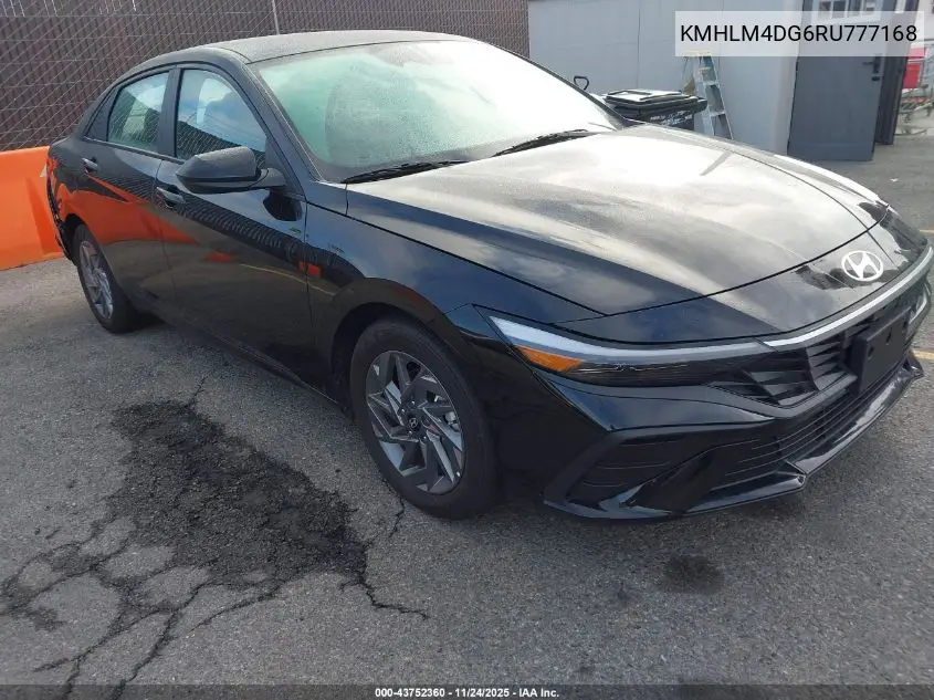 KMHLM4DG6RU777168 2024 Hyundai Elantra Sel