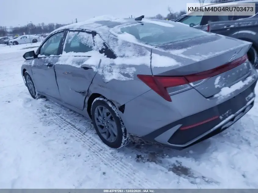 KMHLM4DG4RU703473 2024 Hyundai Elantra Sel