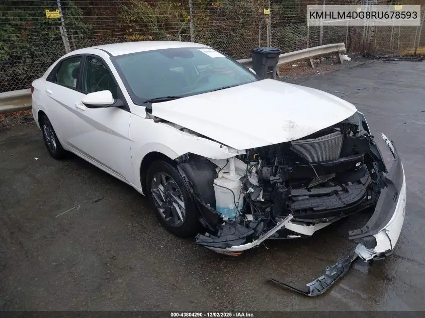 KMHLM4DG8RU678593 2024 Hyundai Elantra Sel