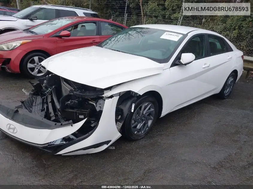 KMHLM4DG8RU678593 2024 Hyundai Elantra Sel