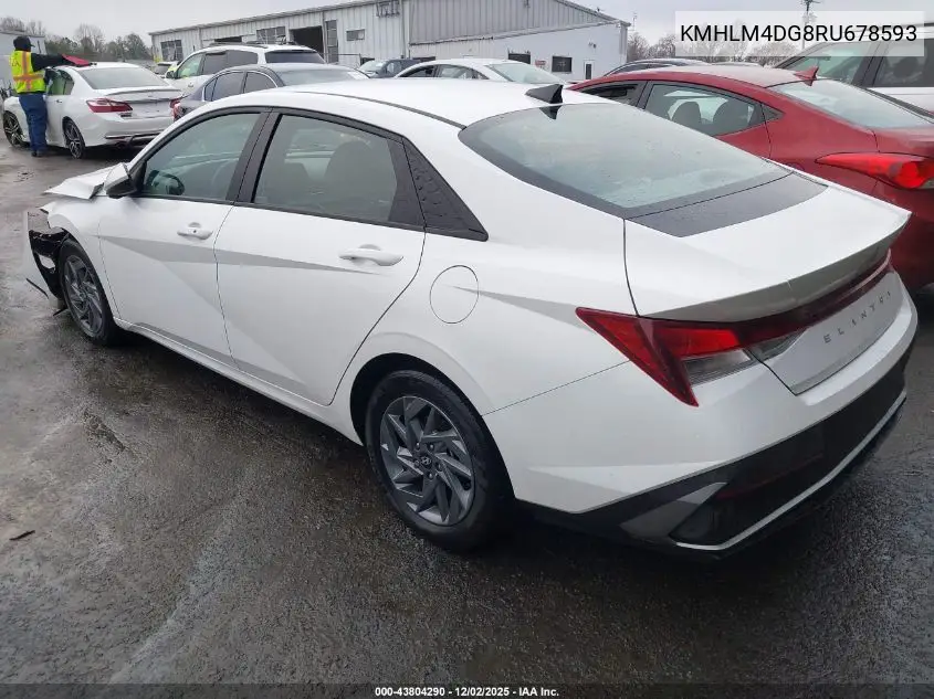 KMHLM4DG8RU678593 2024 Hyundai Elantra Sel