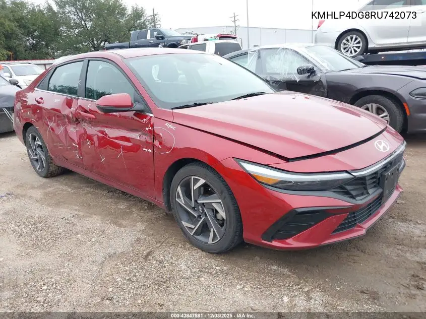 KMHLP4DG8RU742073 2024 Hyundai Elantra Limited