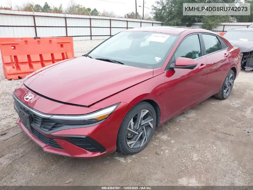 KMHLP4DG8RU742073 2024 Hyundai Elantra Limited