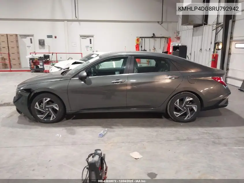 KMHLP4DG8RU792942 2024 Hyundai Elantra Limited