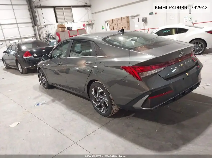 KMHLP4DG8RU792942 2024 Hyundai Elantra Limited