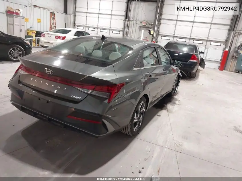 KMHLP4DG8RU792942 2024 Hyundai Elantra Limited