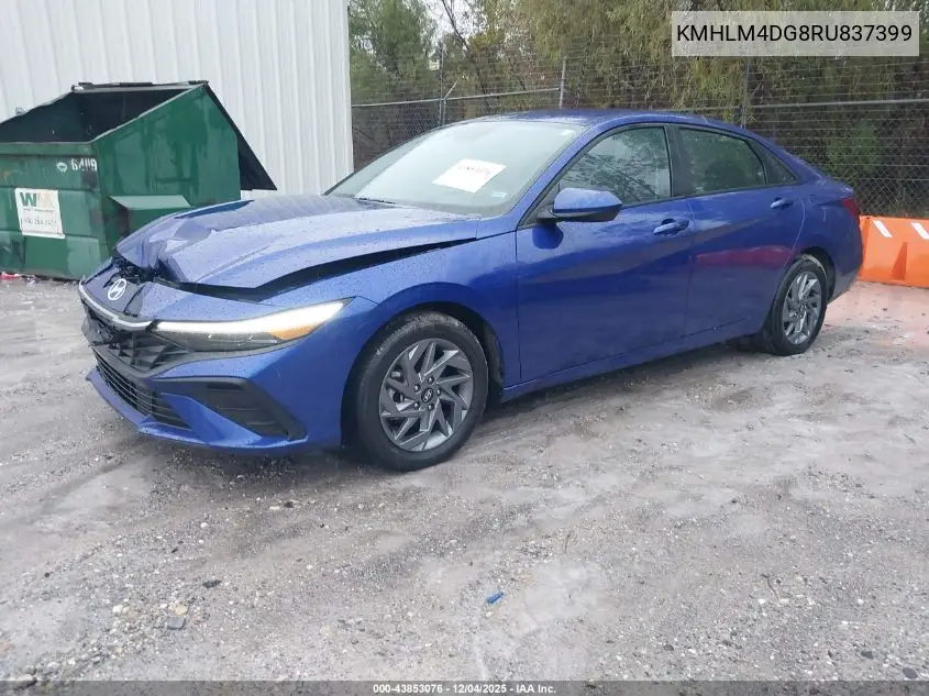 KMHLM4DG8RU837399 2024 Hyundai Elantra Sel