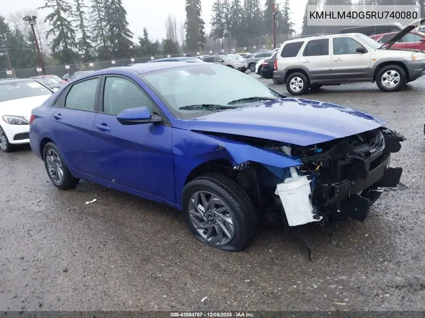 KMHLM4DG5RU740080 2024 Hyundai Elantra Sel