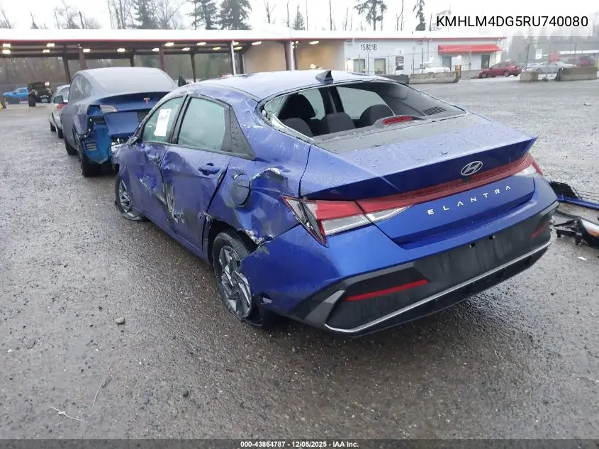 KMHLM4DG5RU740080 2024 Hyundai Elantra Sel