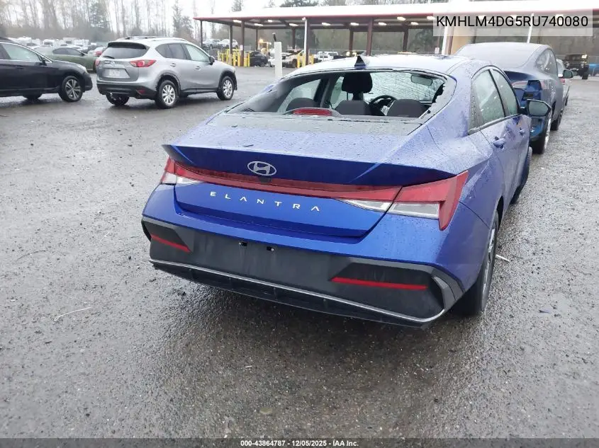 KMHLM4DG5RU740080 2024 Hyundai Elantra Sel