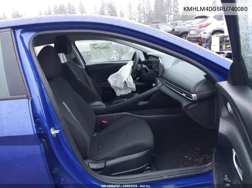 KMHLM4DG5RU740080 2024 Hyundai Elantra Sel