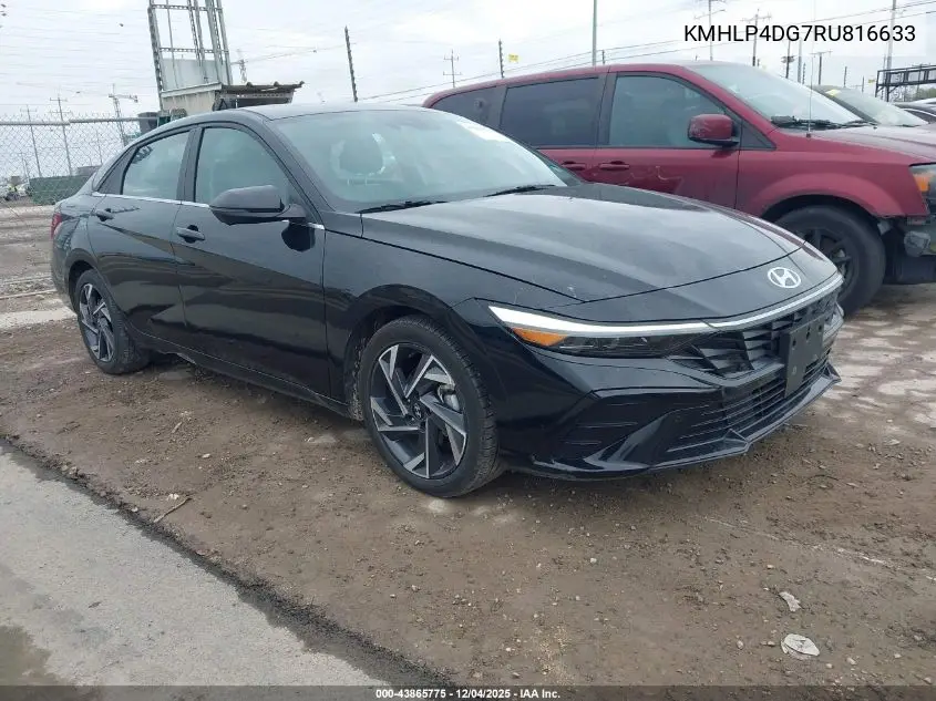 KMHLP4DG7RU816633 2024 Hyundai Elantra Limited