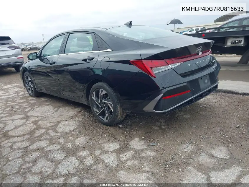 KMHLP4DG7RU816633 2024 Hyundai Elantra Limited