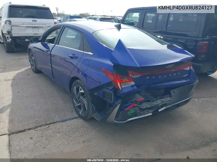 KMHLP4DGXRU824127 2024 Hyundai Elantra Limited