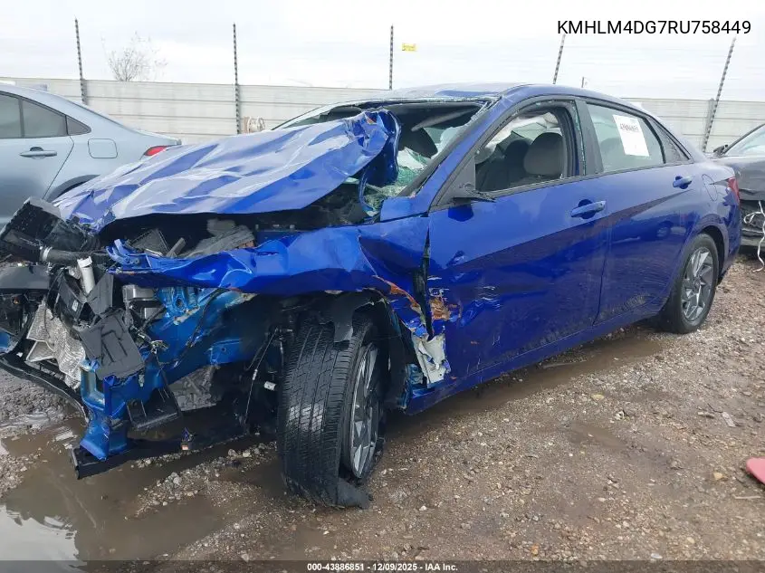 KMHLM4DG7RU758449 2024 Hyundai Elantra Sel