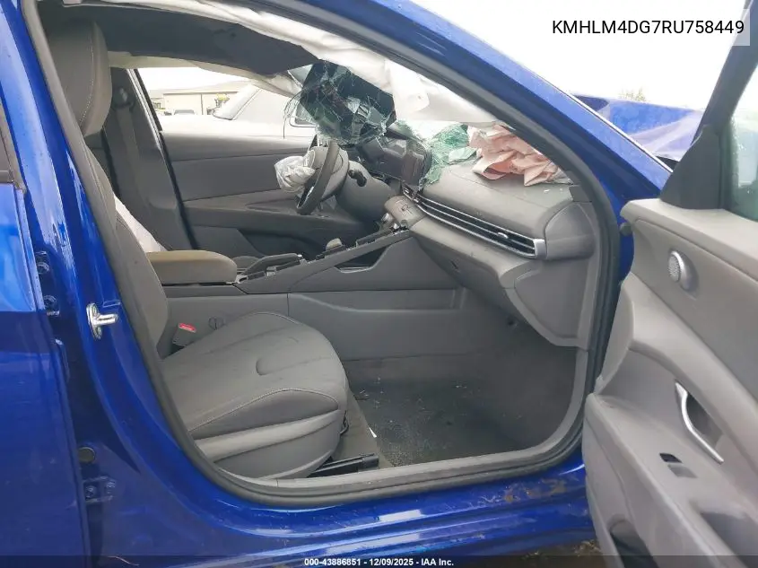 KMHLM4DG7RU758449 2024 Hyundai Elantra Sel
