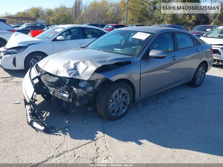 KMHLM4DG6RU755669 2024 Hyundai Elantra Sel