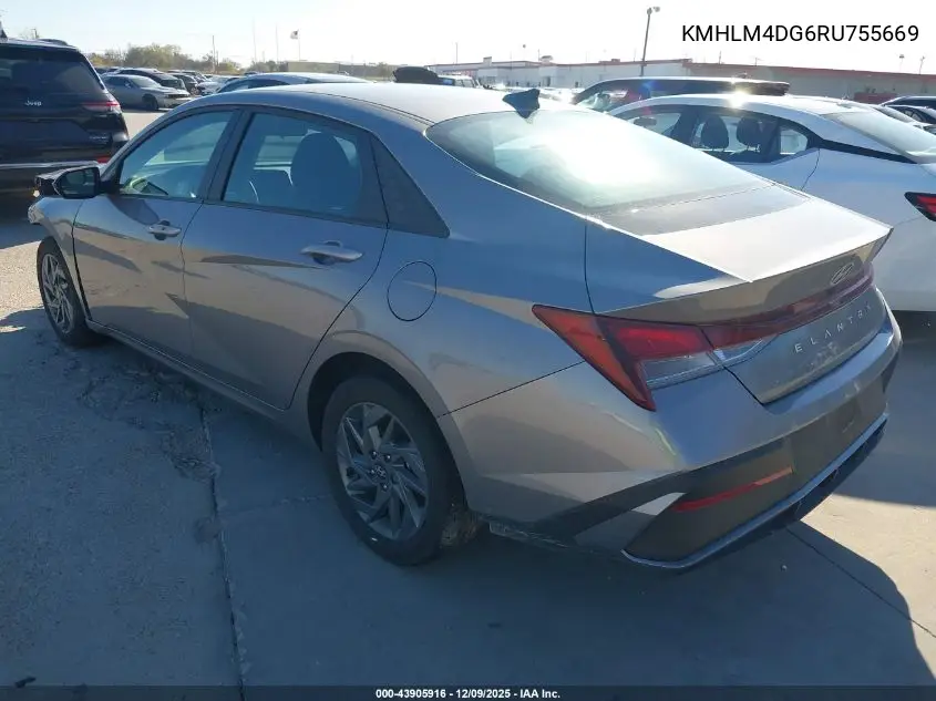 KMHLM4DG6RU755669 2024 Hyundai Elantra Sel