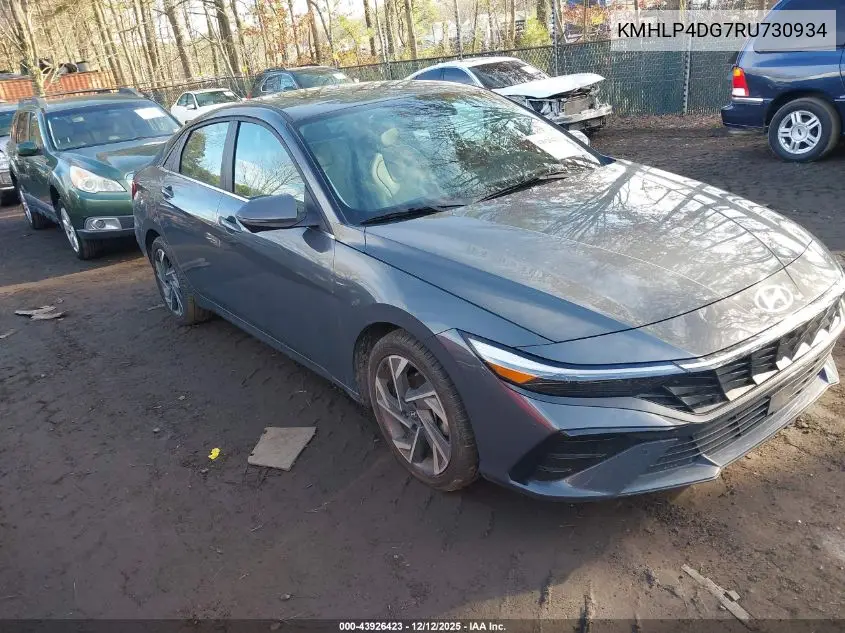 KMHLP4DG7RU730934 2024 Hyundai Elantra Limited