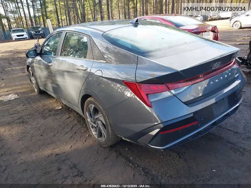 KMHLP4DG7RU730934 2024 Hyundai Elantra Limited