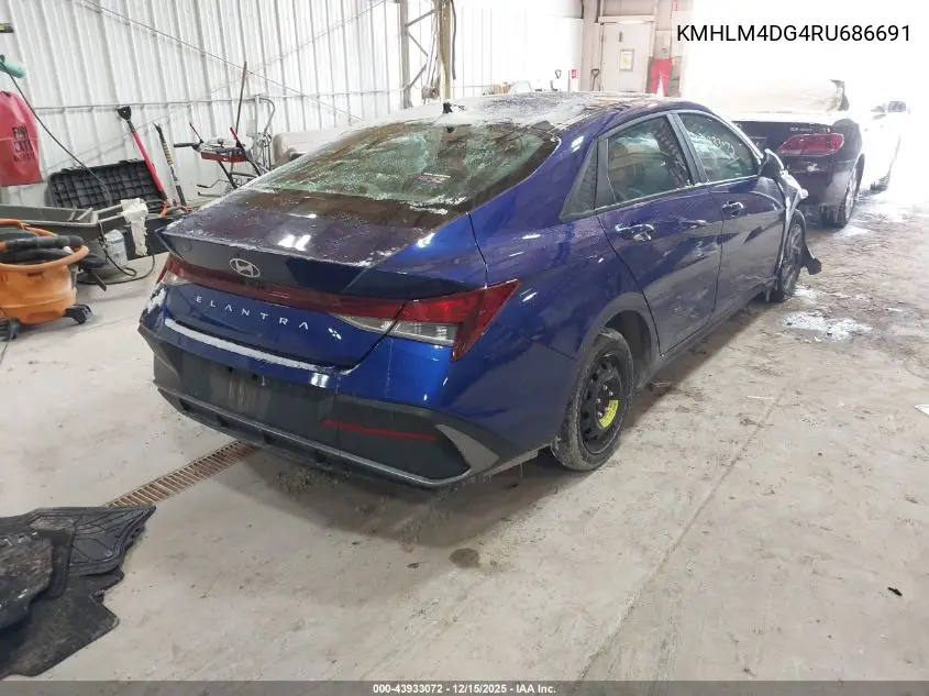 KMHLM4DG4RU686691 2024 Hyundai Elantra Sel