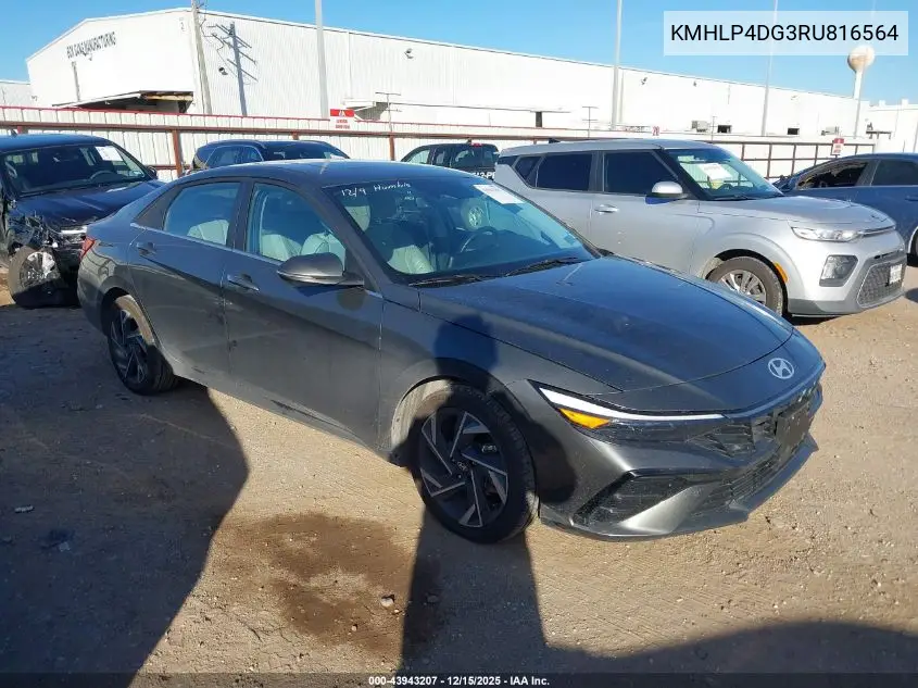 KMHLP4DG3RU816564 2024 Hyundai Elantra Limited