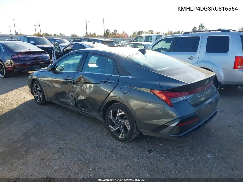 KMHLP4DG3RU816564 2024 Hyundai Elantra Limited