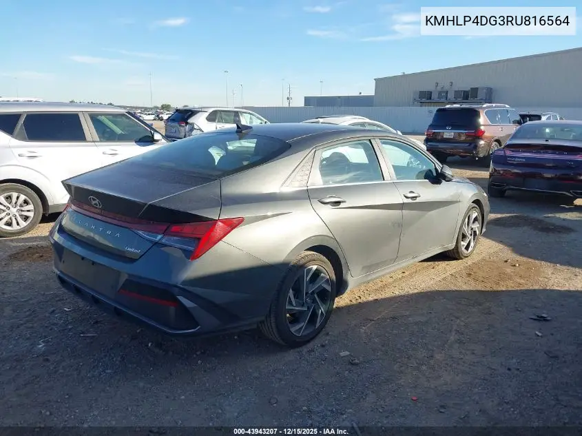 KMHLP4DG3RU816564 2024 Hyundai Elantra Limited