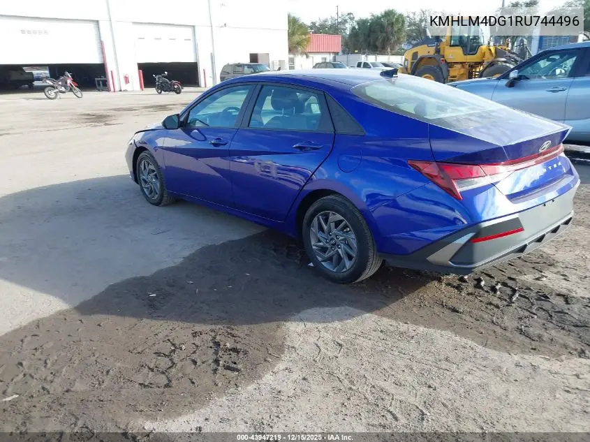 KMHLM4DG1RU744496 2024 Hyundai Elantra Sel
