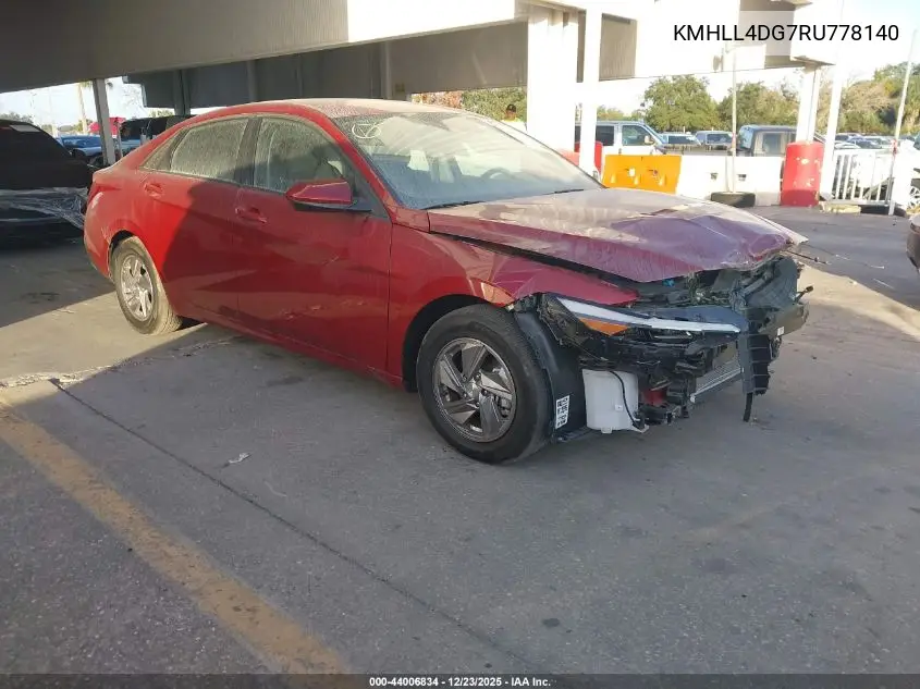 KMHLL4DG7RU778140 2024 Hyundai Elantra Se