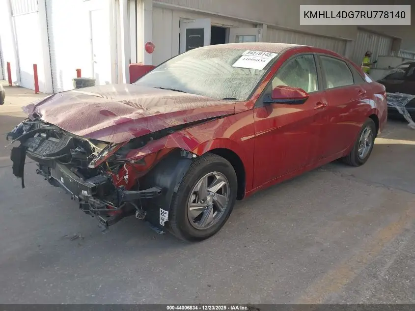 KMHLL4DG7RU778140 2024 Hyundai Elantra Se