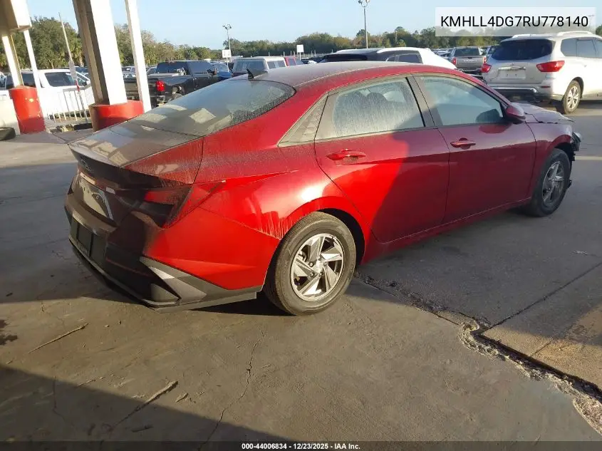 KMHLL4DG7RU778140 2024 Hyundai Elantra Se