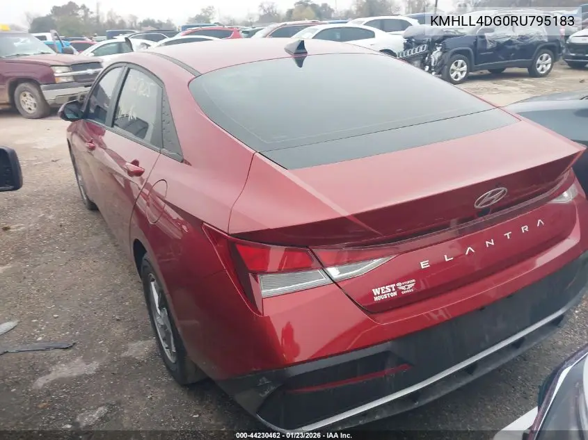 KMHLL4DG0RU795183 2024 Hyundai Elantra Se