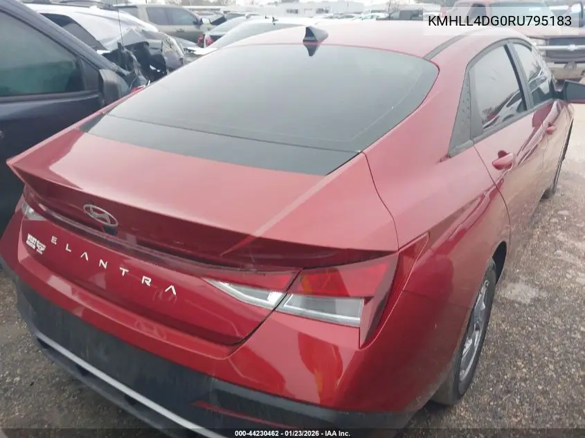 KMHLL4DG0RU795183 2024 Hyundai Elantra Se