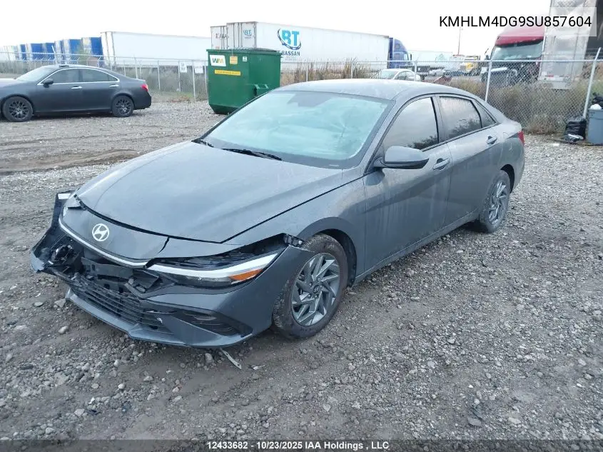 KMHLM4DG9SU857604 2025 Hyundai Elantra Preferred