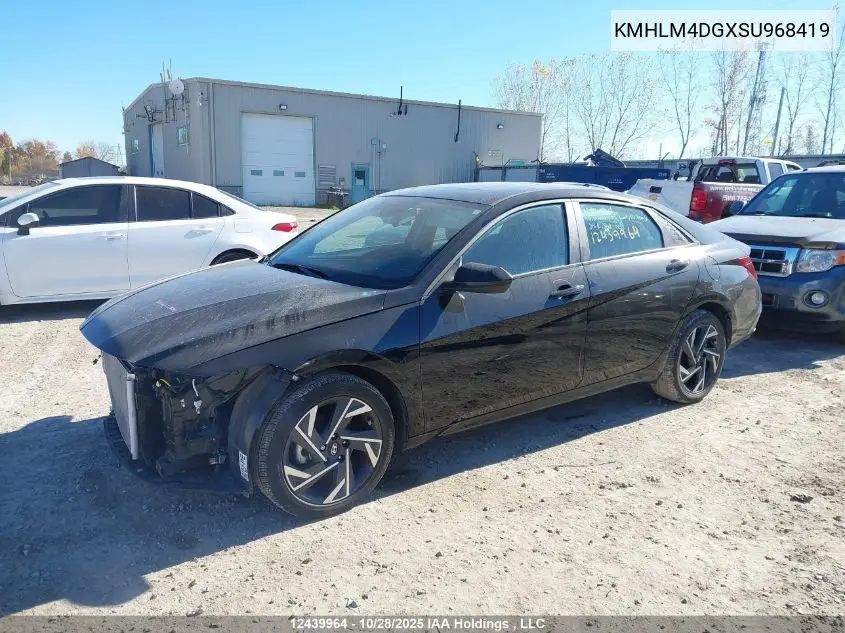 KMHLM4DGXSU968419 2025 Hyundai Elantra Preferred W/Tech Package