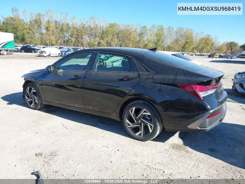KMHLM4DGXSU968419 2025 Hyundai Elantra Preferred W/Tech Package