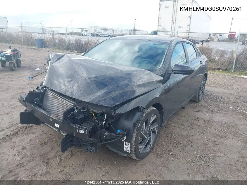 KMHLM4DG0SU970261 2025 Hyundai Elantra Preferred W/Tech Package