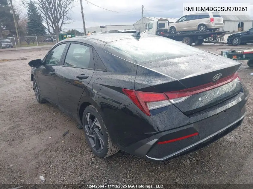 KMHLM4DG0SU970261 2025 Hyundai Elantra Preferred W/Tech Package