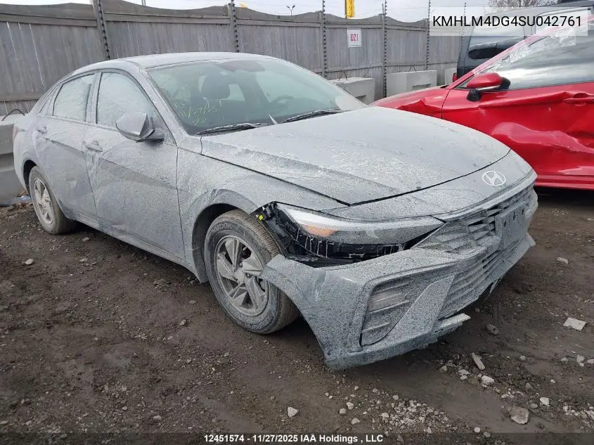 KMHLM4DG4SU042761 2025 Hyundai Elantra