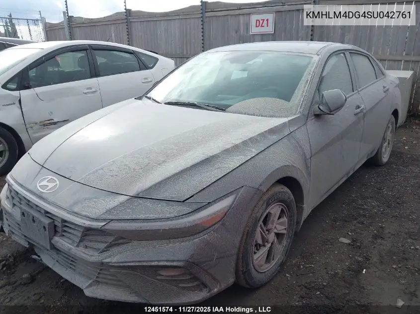 KMHLM4DG4SU042761 2025 Hyundai Elantra