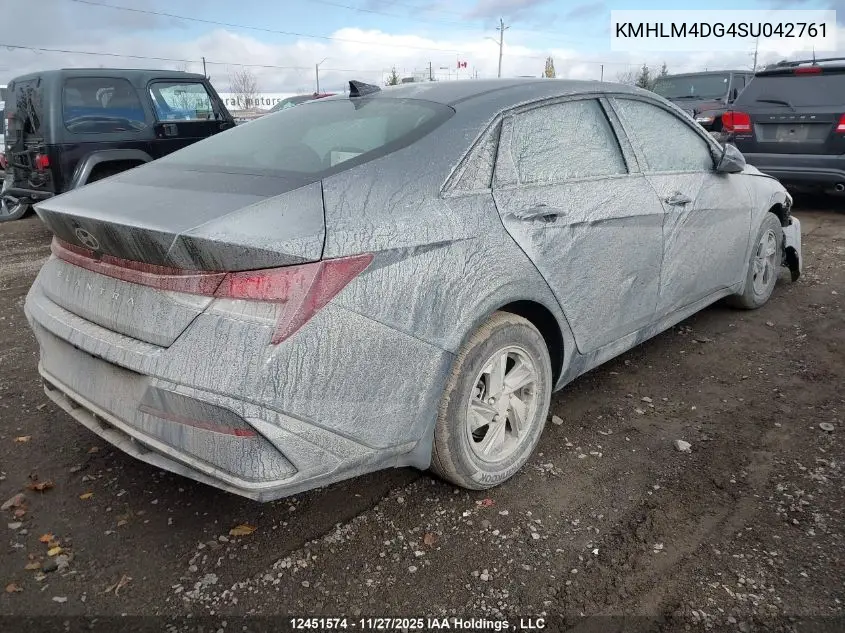 KMHLM4DG4SU042761 2025 Hyundai Elantra