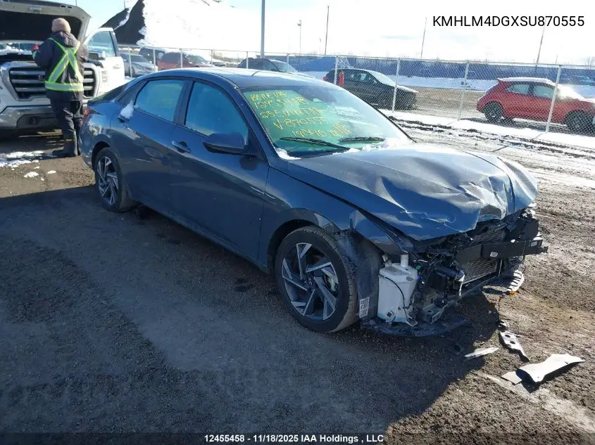 KMHLM4DGXSU870555 2025 Hyundai Elantra Preferred W/Tech Package